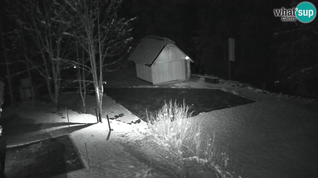 Webcam Lukanja – Pohorje houses a Water village