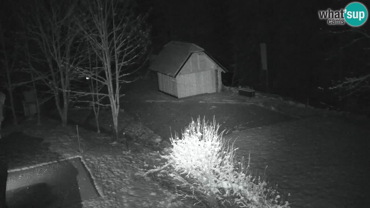 Webcam Lukanja – Pohorje houses a Water village