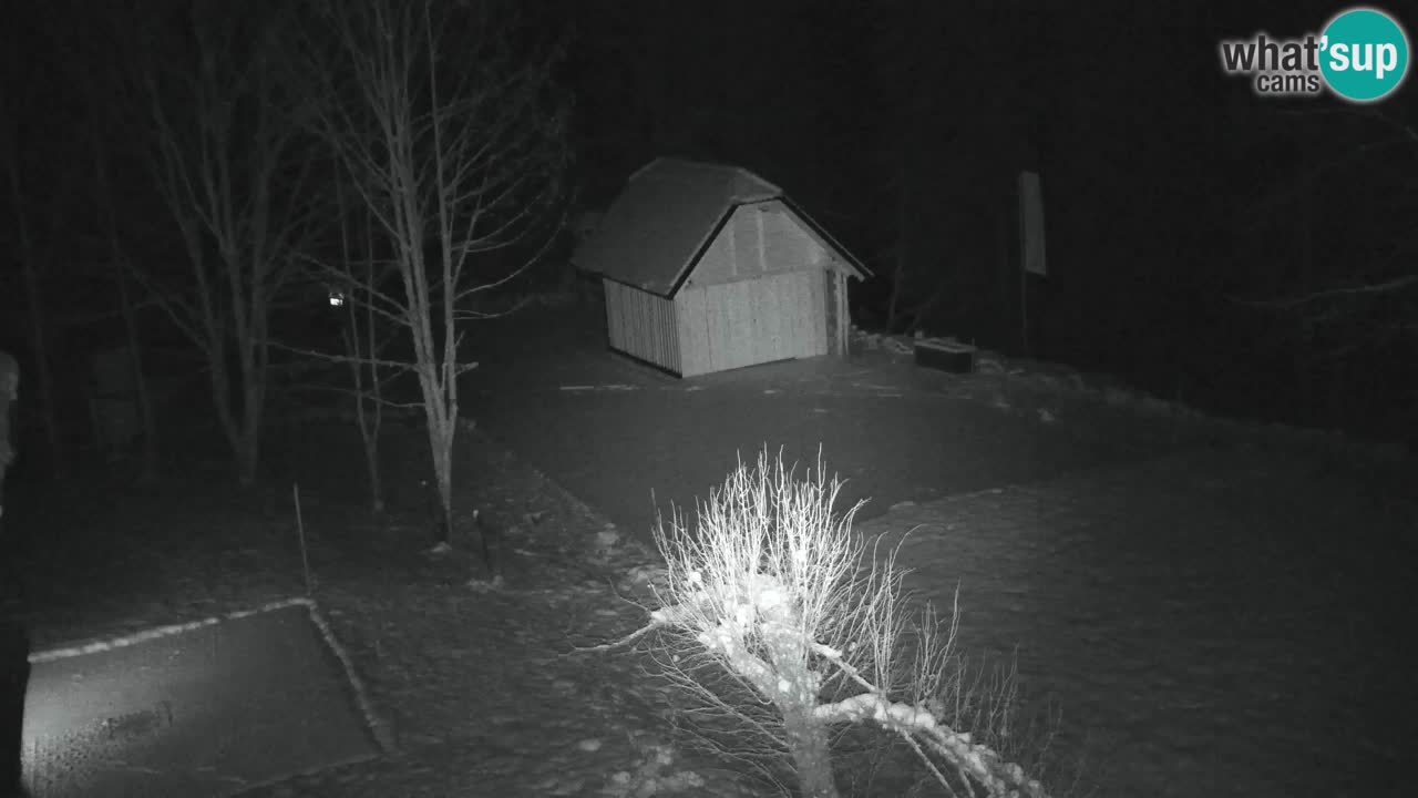 Webcam Lukanja – Pohorje houses a Water village