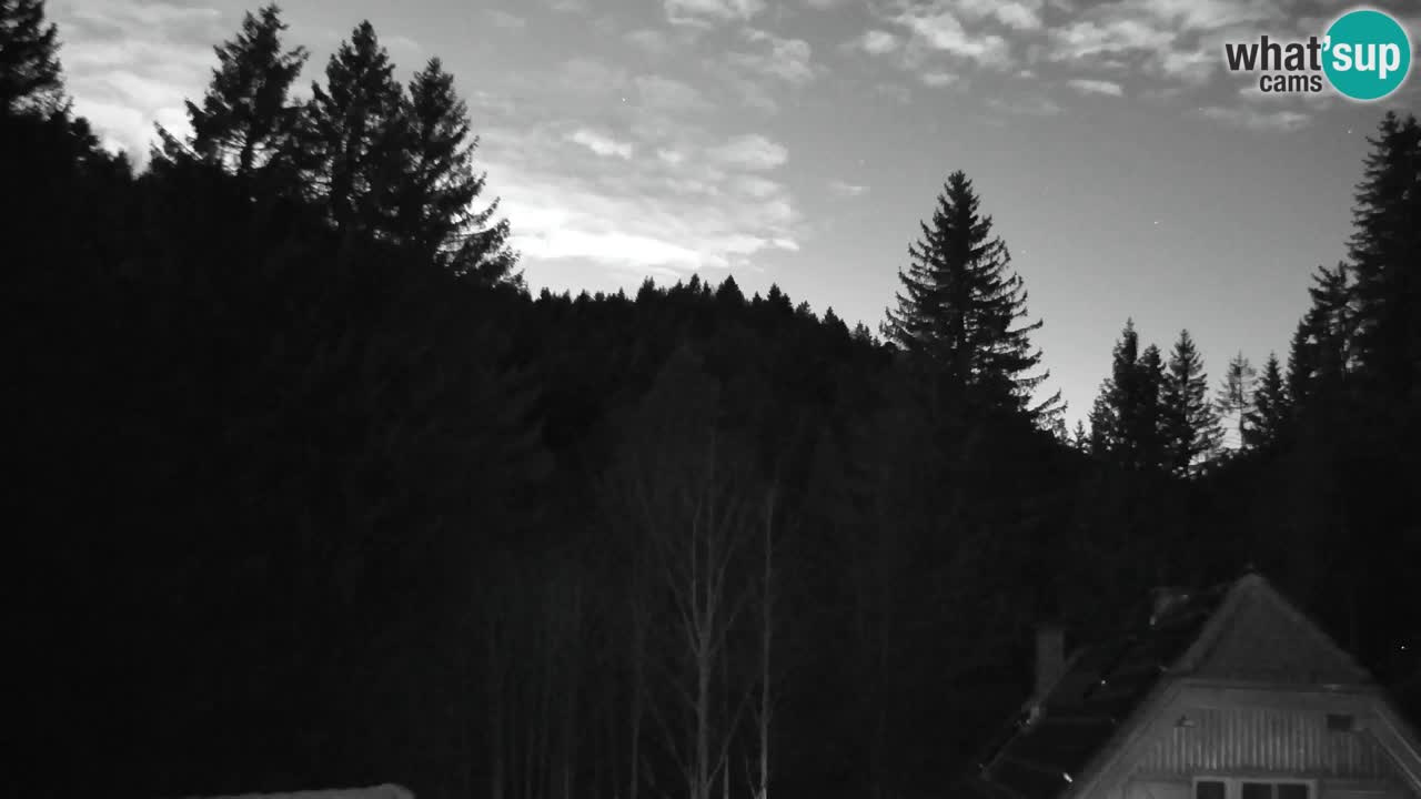 Webcam Lukanja – Pohorje houses a Water village