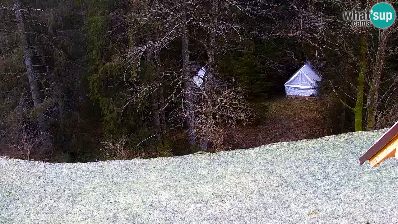 Webcam Lukanja – Pohorje houses a Water village