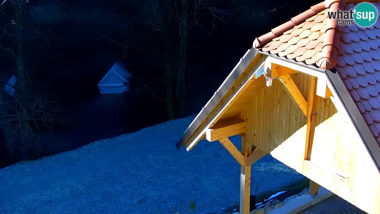 Webcam Lukanja – Pohorje houses a Water village