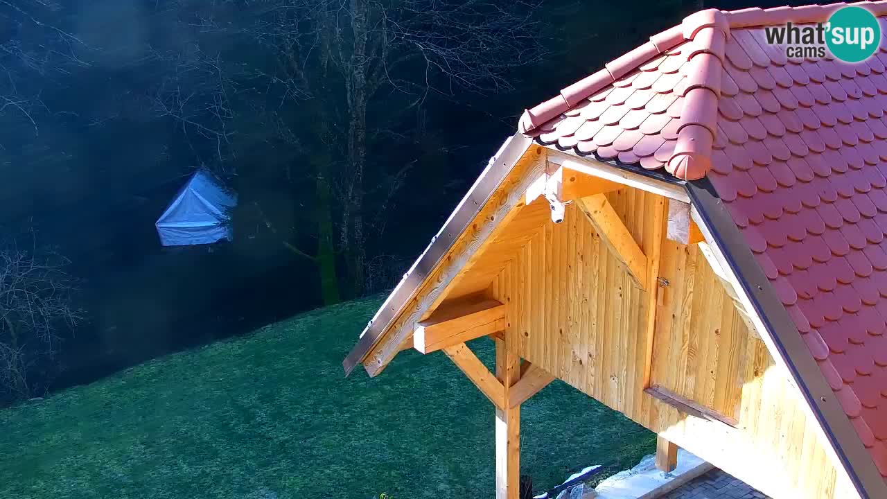 Webcam Lukanja – Pohorje houses a Water village