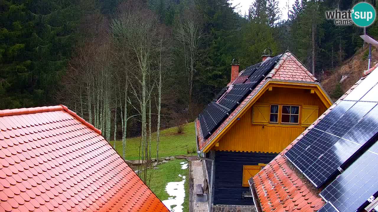 Webcam Lukanja – Pohorje houses a Water village