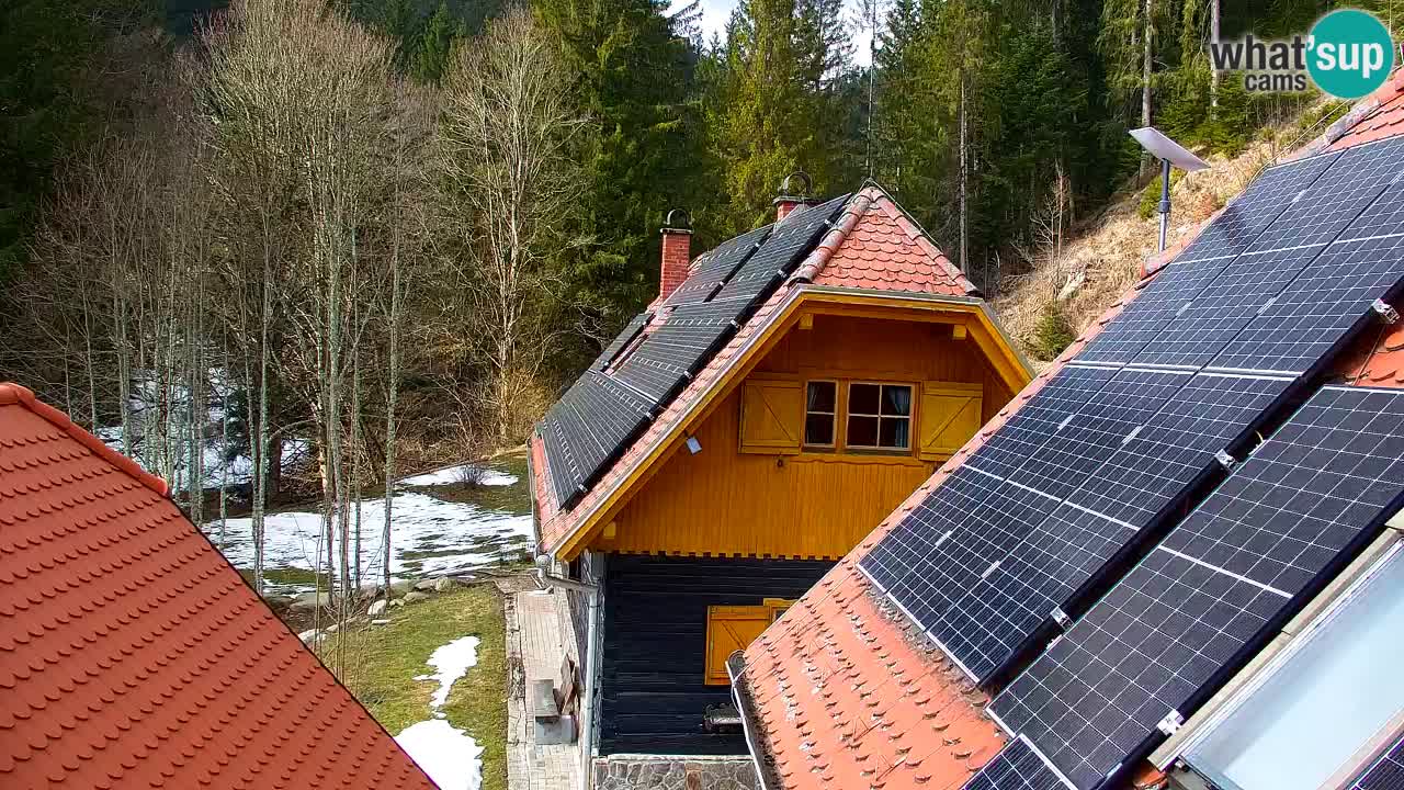 Webcam Lukanja – Pohorje houses a Water village