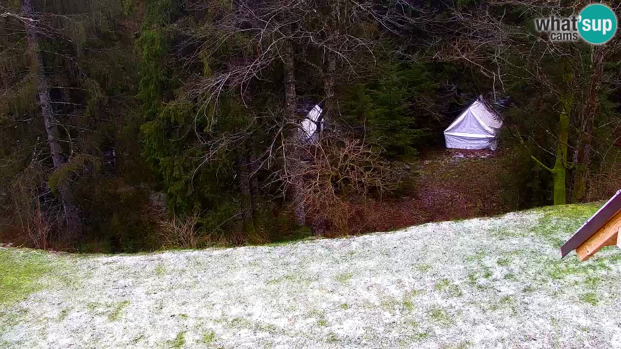 Webcam Lukanja – Pohorje houses a Water village