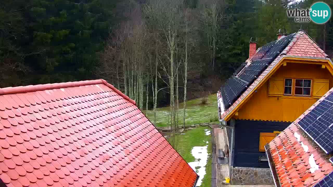 Webcam Lukanja – Pohorje houses a Water village
