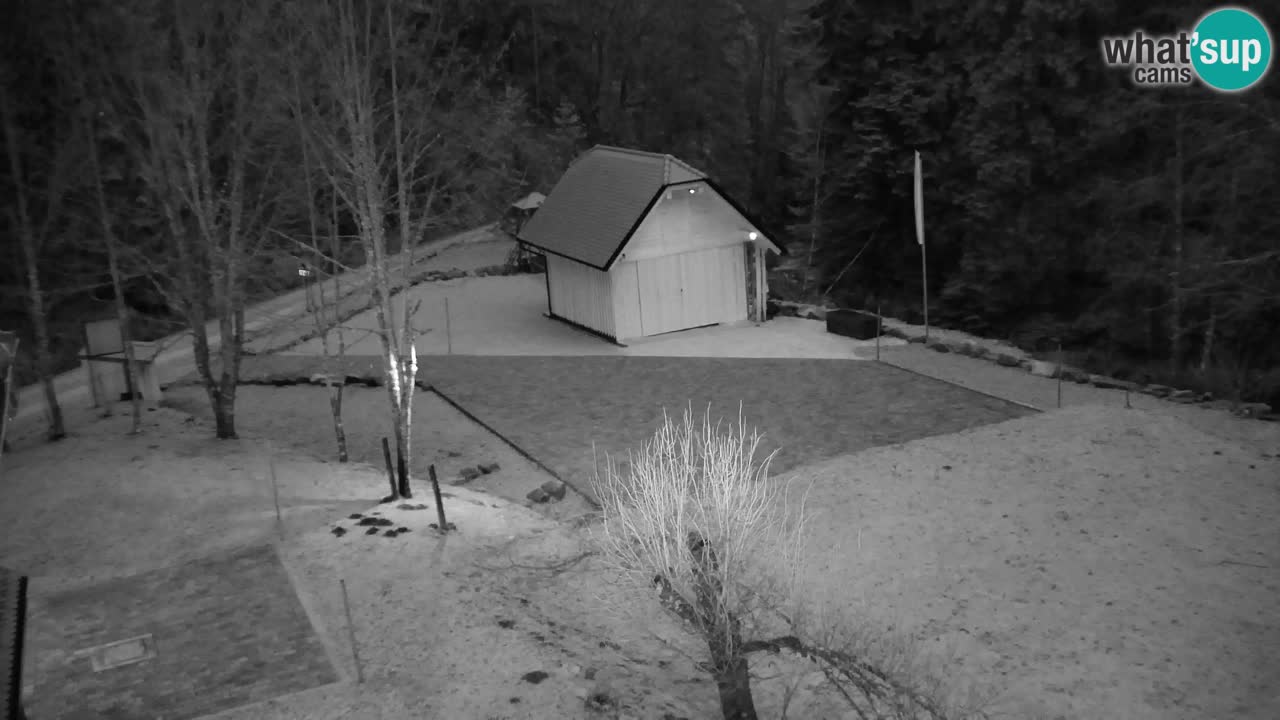 Webcam Lukanja – Pohorje houses a Water village