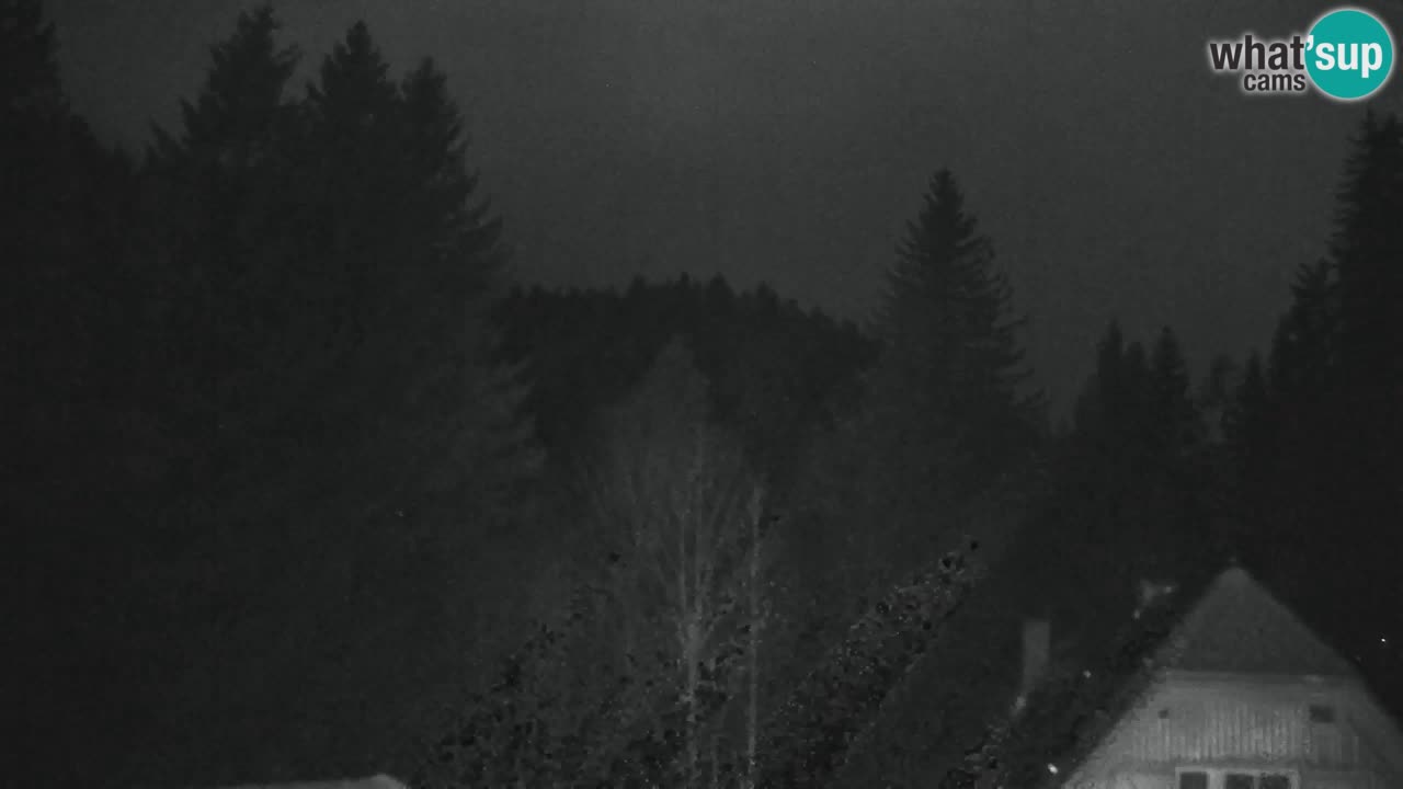 Webcam Lukanja – Pohorje houses a Water village