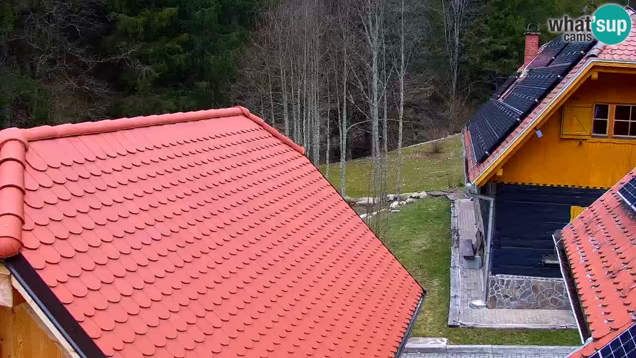 Webcam Lukanja – Pohorje houses a Water village