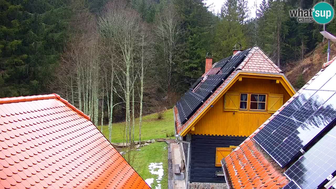 Webcam Lukanja – Pohorje houses a Water village
