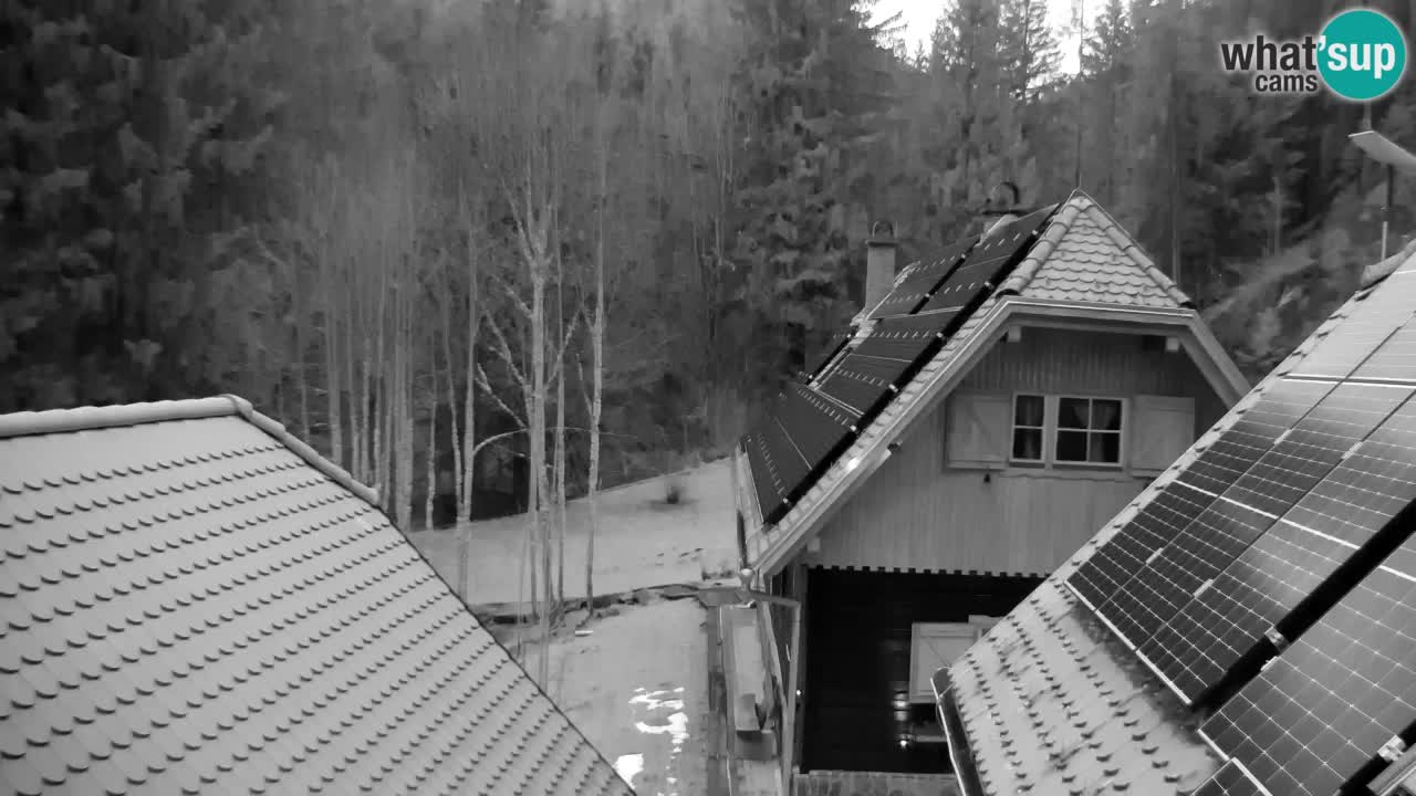 Webcam Lukanja – Pohorje houses a Water village