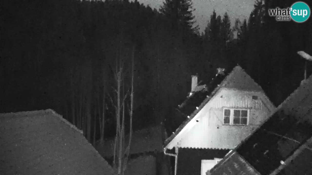 Webcam Lukanja – Pohorje houses a Water village