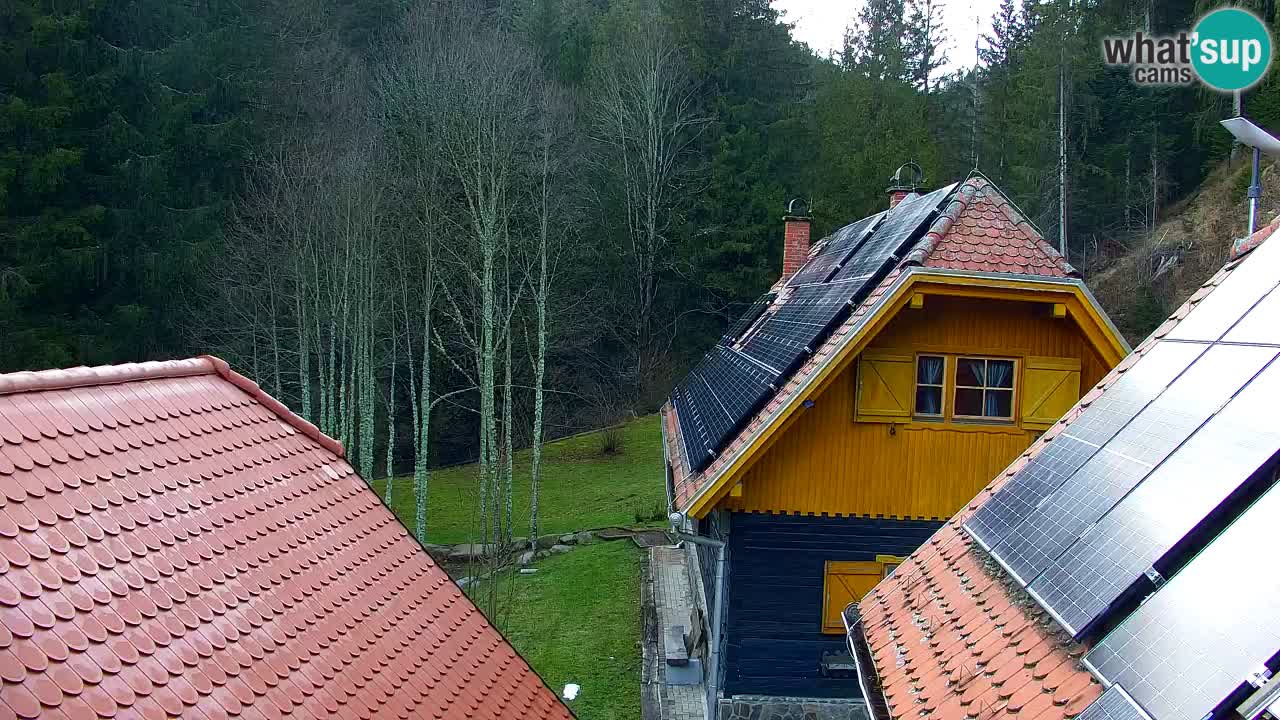 Webcam Lukanja – Pohorje houses a Water village