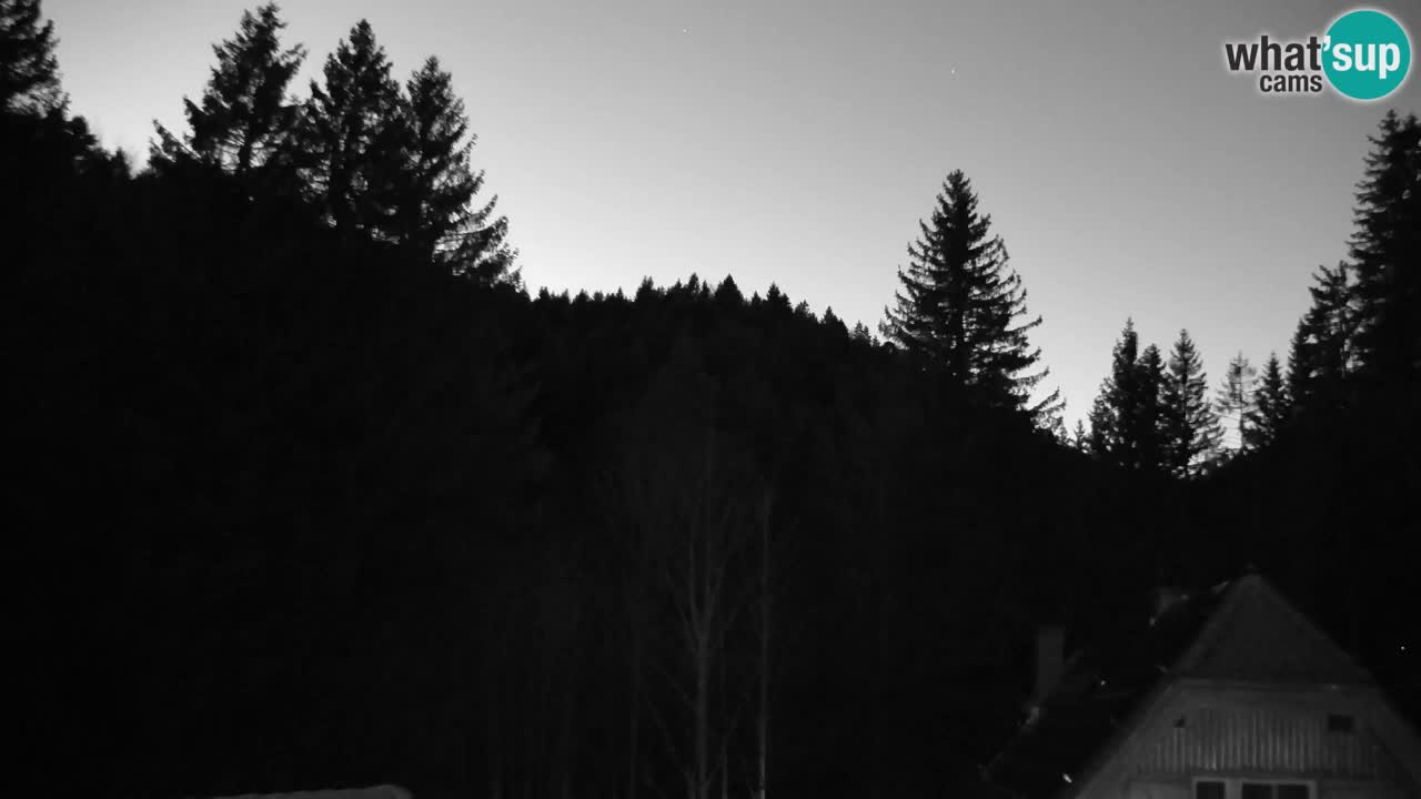 Webcam Lukanja – Pohorje houses a Water village