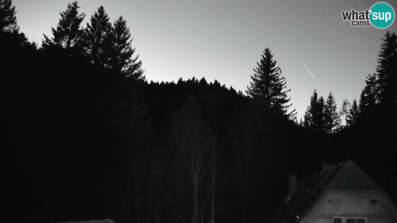 Webcam Lukanja – Pohorje houses a Water village