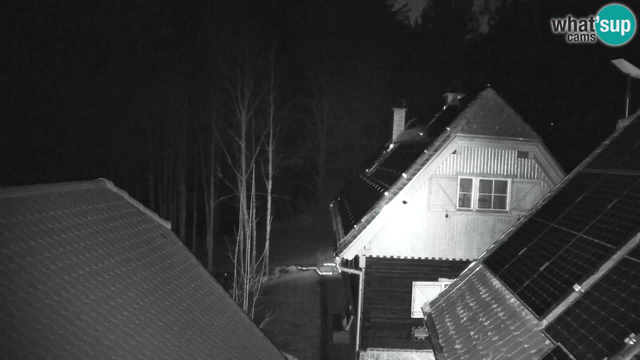 Webcam Lukanja – Pohorje houses a Water village