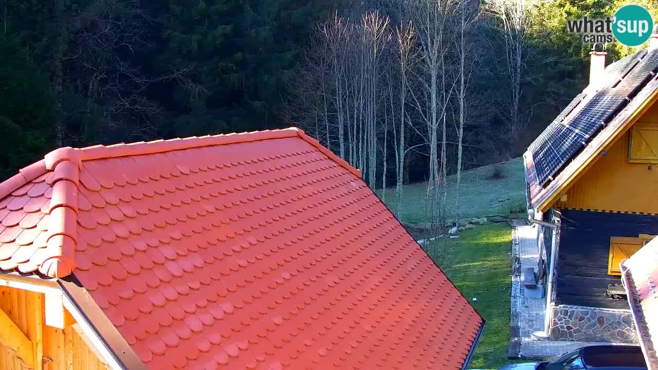 Webcam Lukanja – Pohorje houses a Water village
