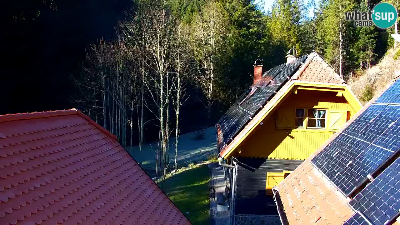 Spletna kamera Lukanja – Water Village | Pohorje Houses