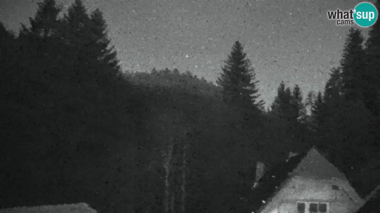 Webcam Lukanja – Pohorje houses a Water village