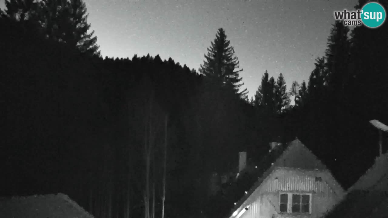 Webcam Lukanja – Pohorje houses a Water village