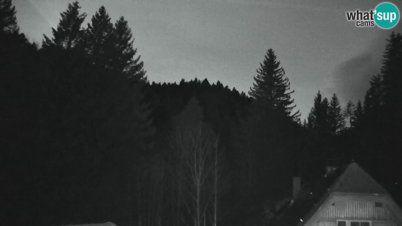 Webcam Lukanja – Pohorje houses a Water village