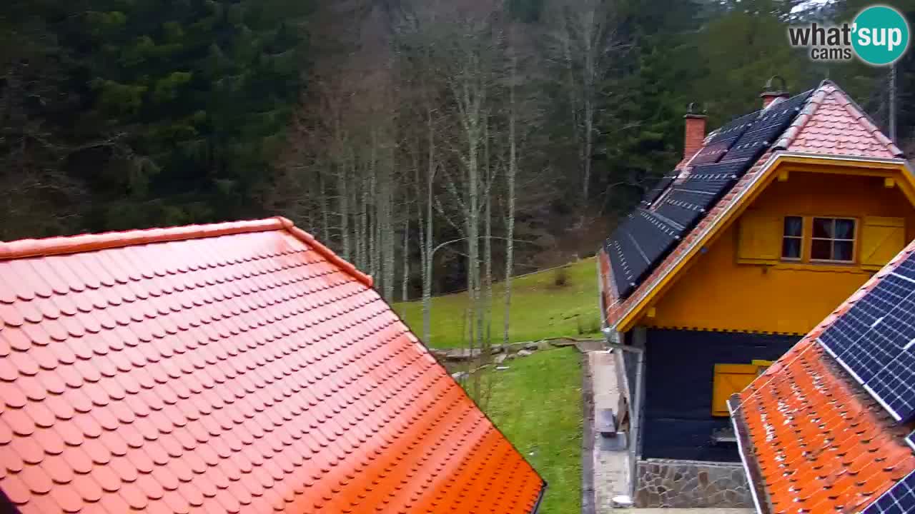 Webcam Lukanja – Pohorje houses a Water village