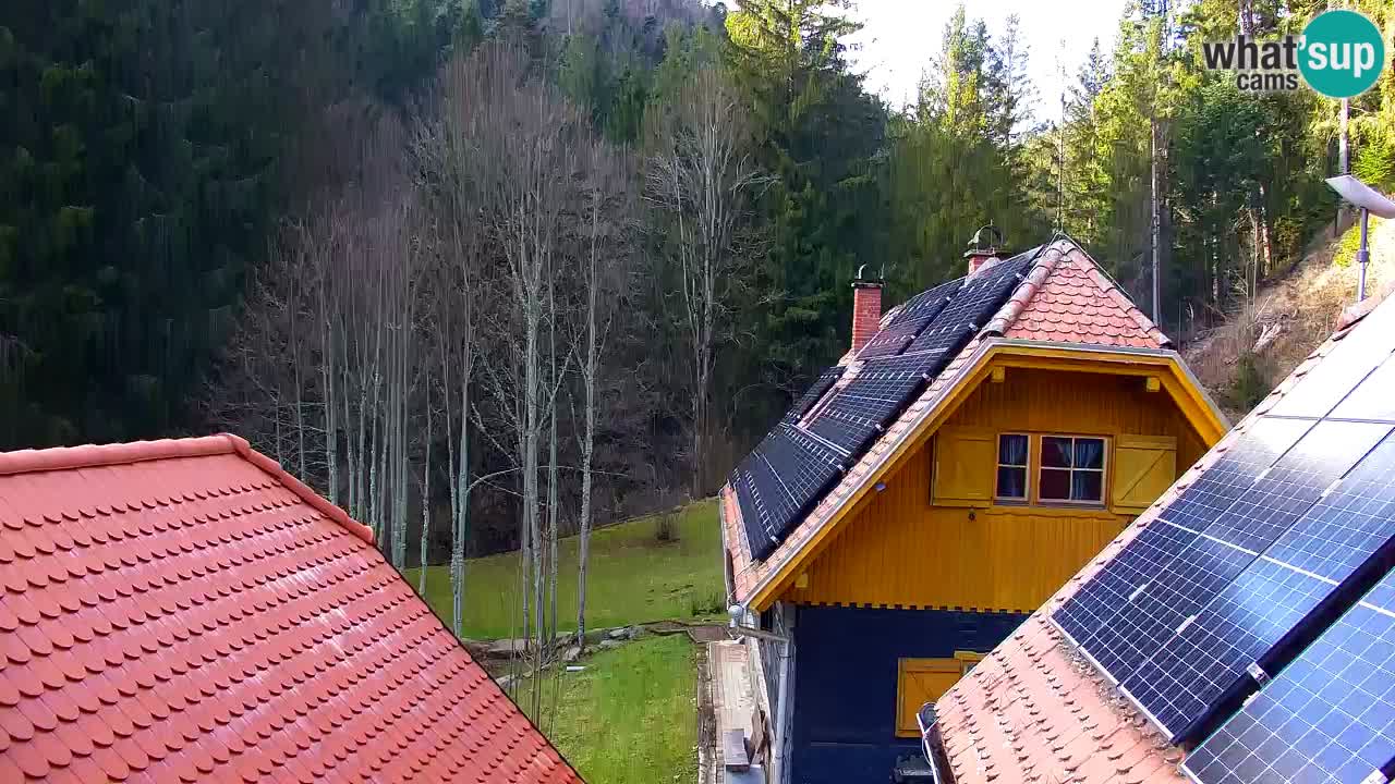 Spletna kamera Lukanja – Water Village | Pohorje Houses