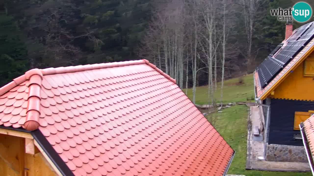 Webcam Lukanja – Pohorje houses a Water village