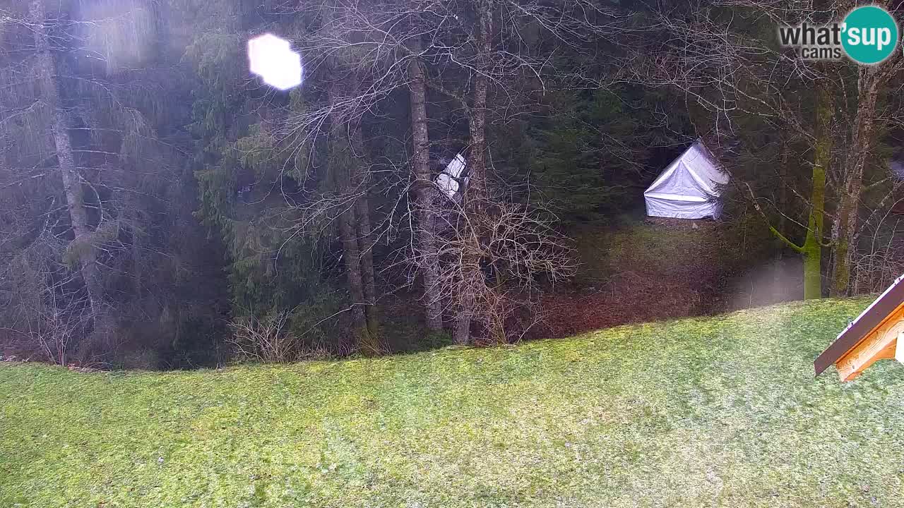 Webcam Lukanja – Pohorje houses a Water village