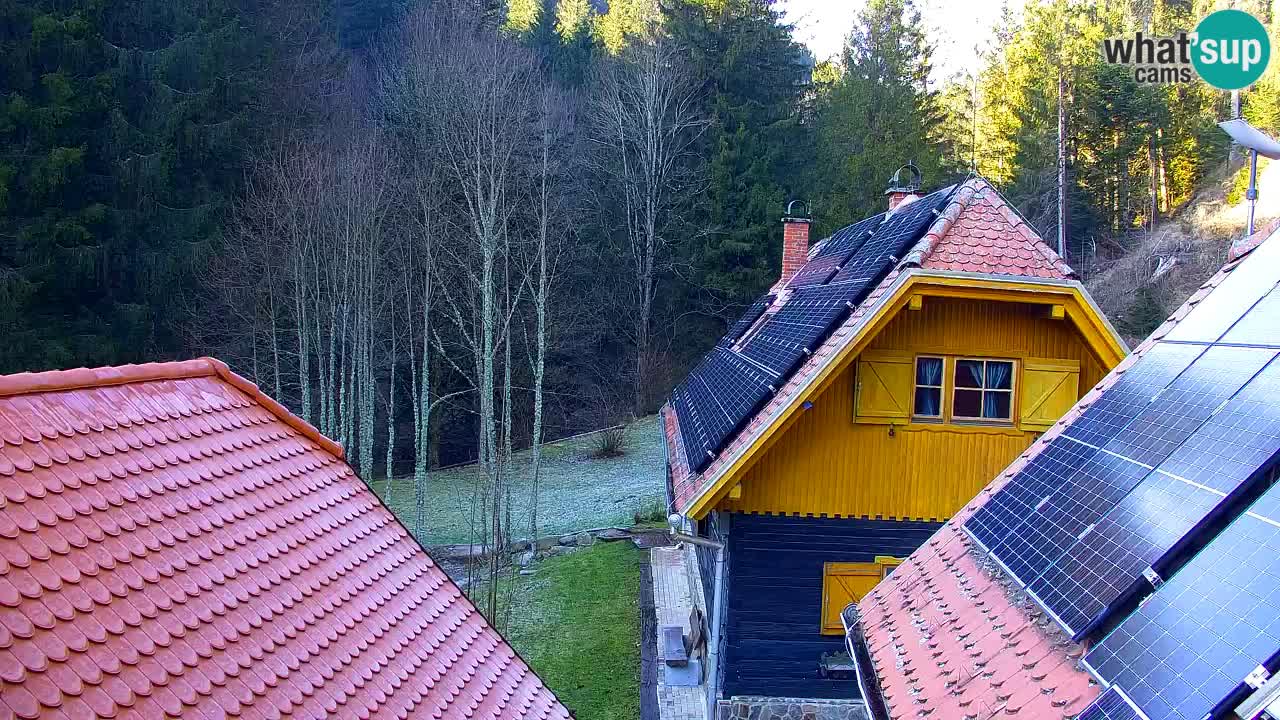 Spletna kamera Lukanja – Water Village | Pohorje Houses
