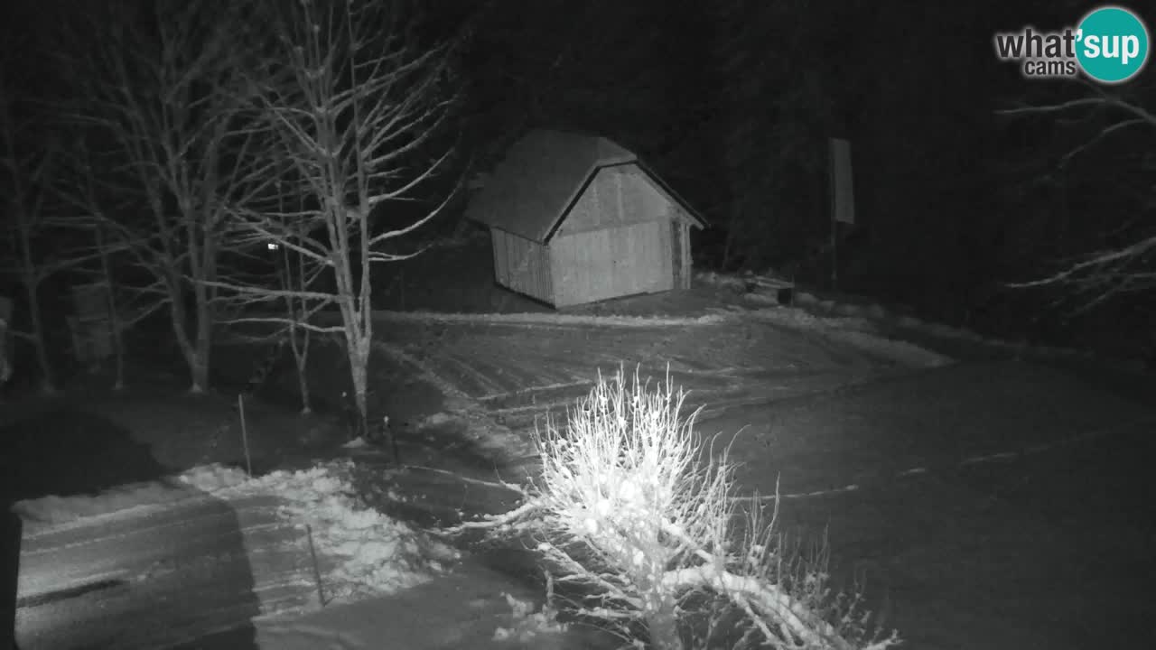 Webcam Lukanja – Pohorje houses a Water village