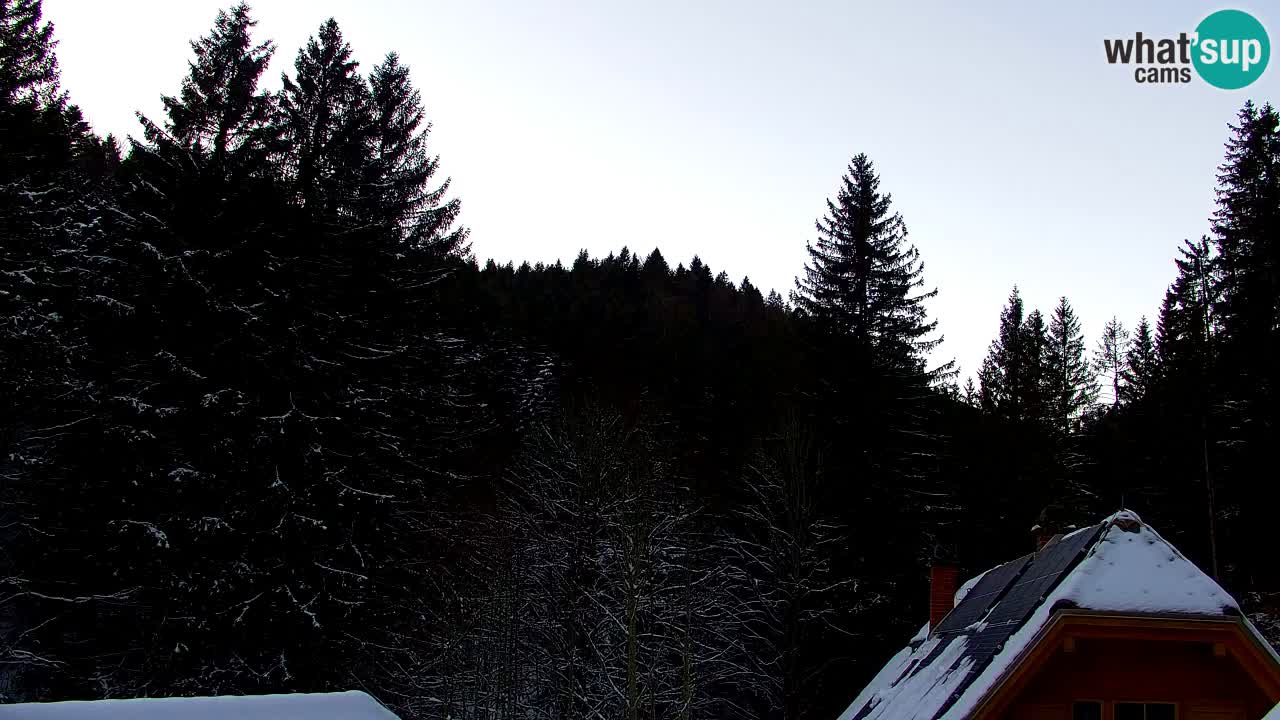 Webcam Lukanja – Pohorje houses a Water village