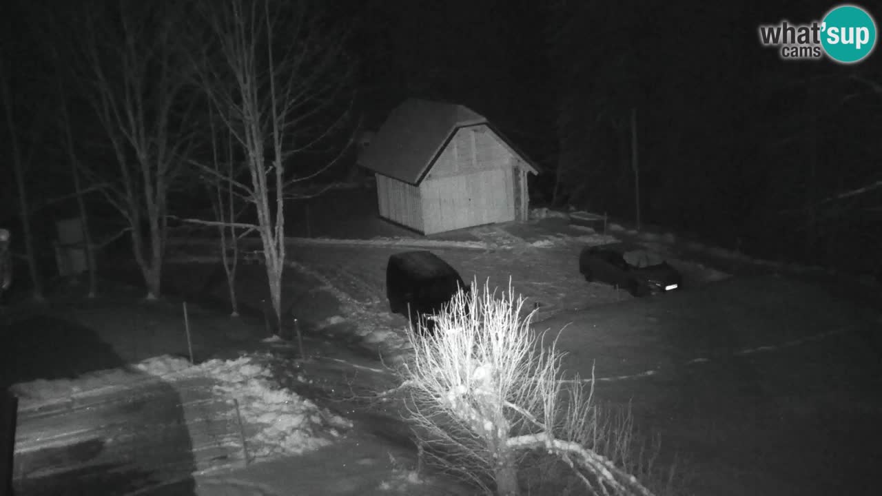 Webcam Lukanja – Pohorje houses a Water village