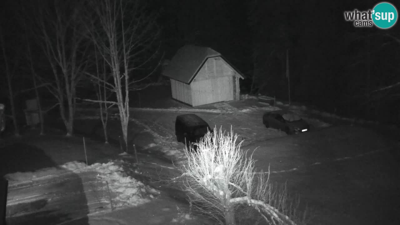 Webcam Lukanja – Pohorje houses a Water village