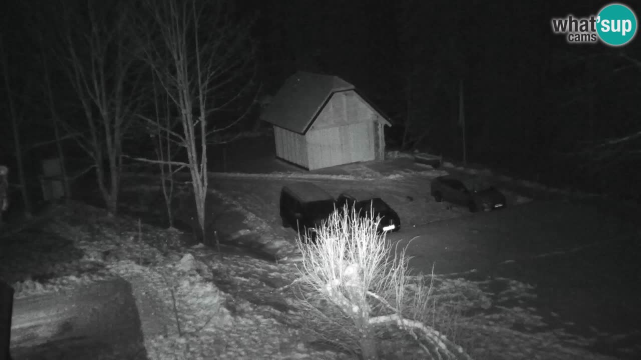 Webcam Lukanja – Pohorje houses a Water village