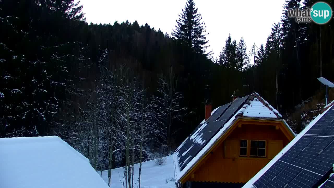 Spletna kamera Lukanja – Water Village | Pohorje Houses