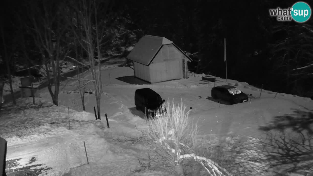 Webcam Lukanja – Pohorje houses a Water village