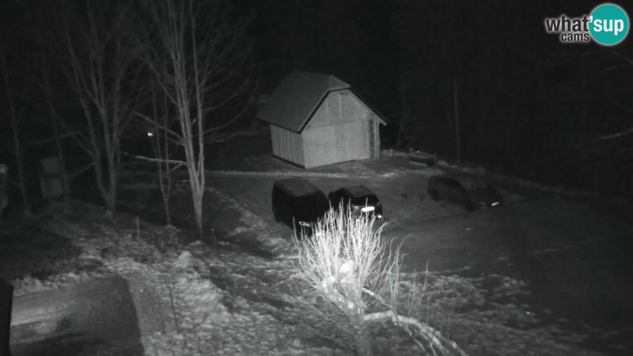 Webcam Lukanja – Pohorje houses a Water village