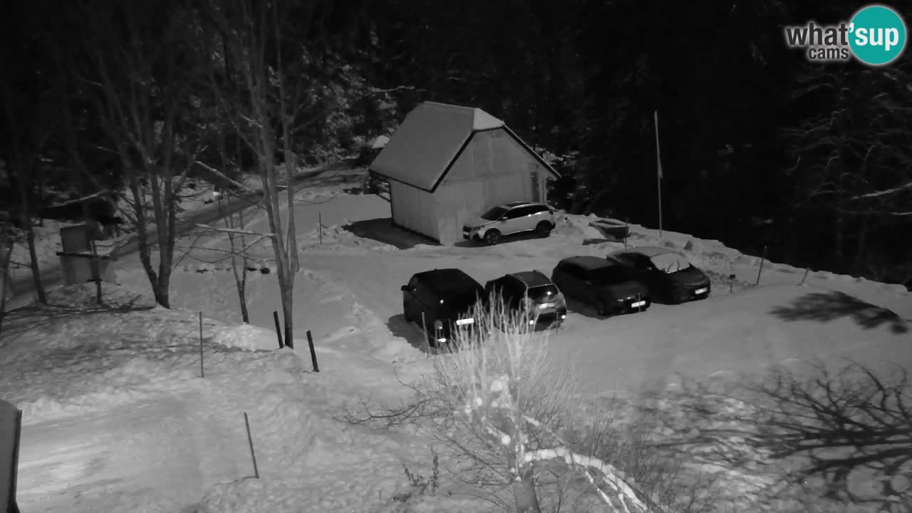 Webcam Lukanja – Pohorje houses a Water village