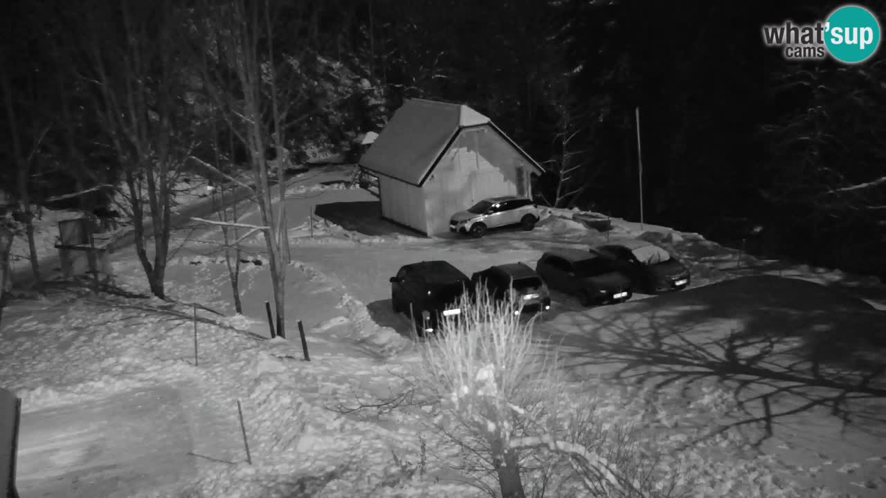 Webcam Lukanja – Pohorje houses a Water village