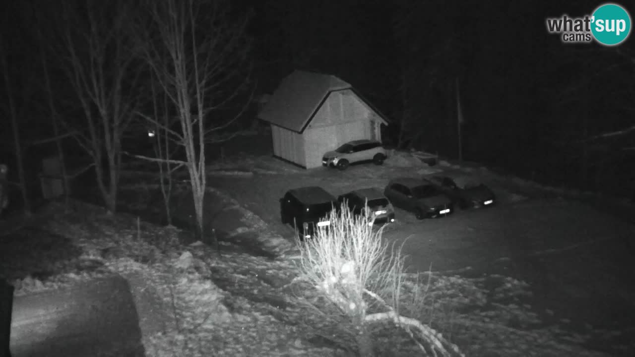 Webcam Lukanja – Pohorje houses a Water village