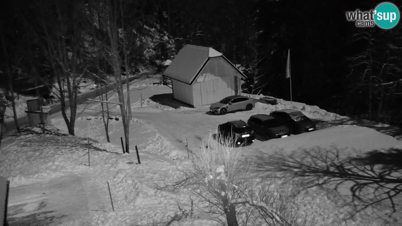 Webcam Lukanja – Pohorje houses a Water village