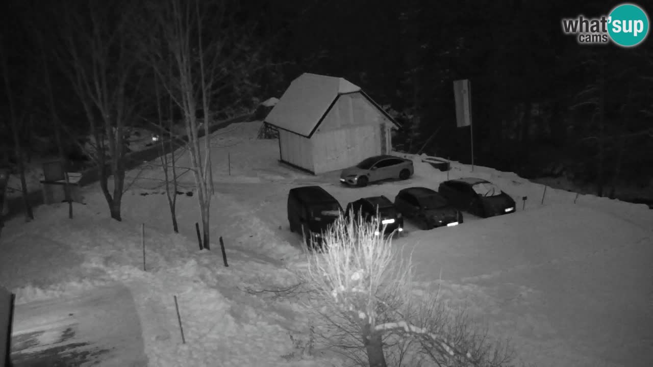 Webcam Lukanja – Pohorje houses a Water village