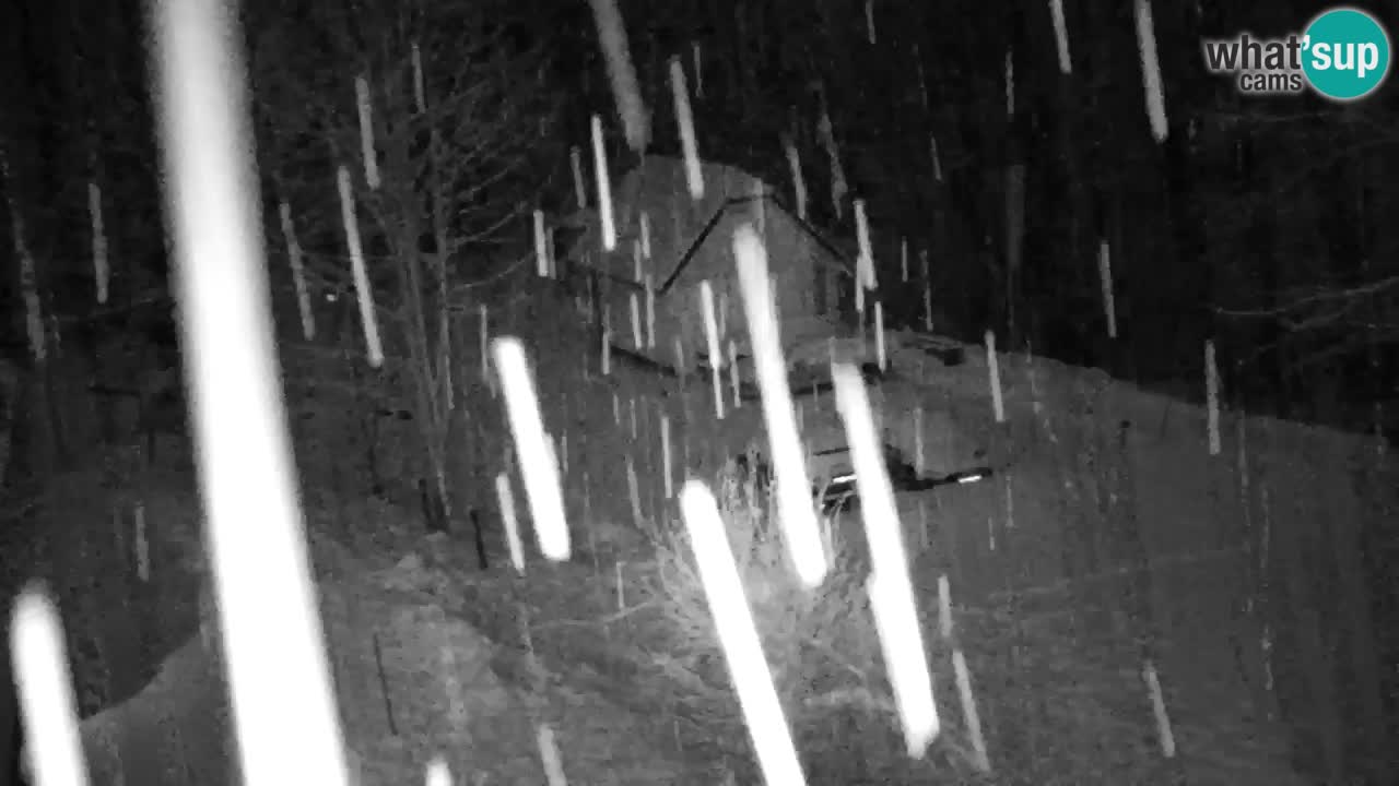 Webcam Lukanja – Pohorje houses a Water village