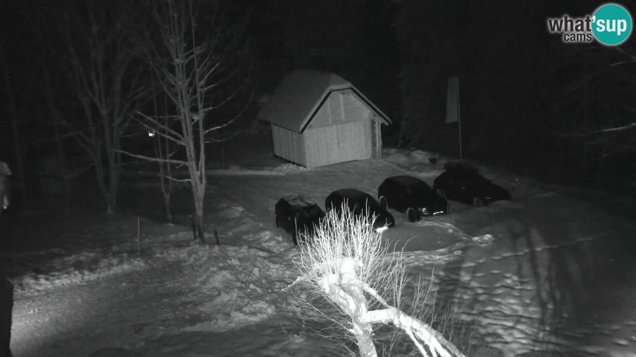 Webcam Lukanja – Pohorje houses a Water village