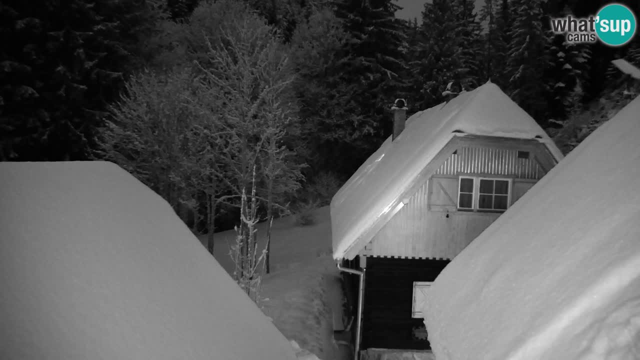 Webcam Lukanja – Pohorje houses a Water village