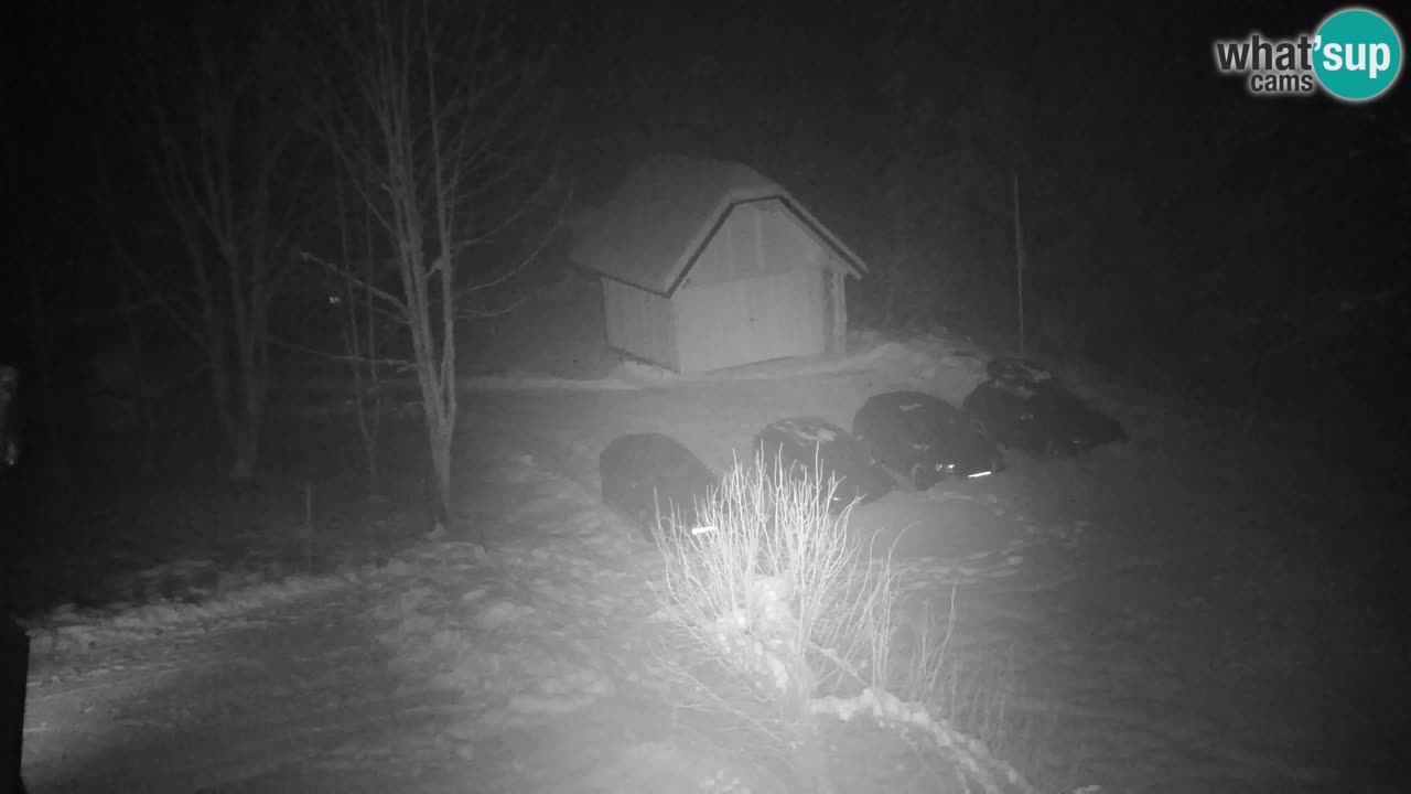 Webcam Lukanja – Pohorje houses a Water village