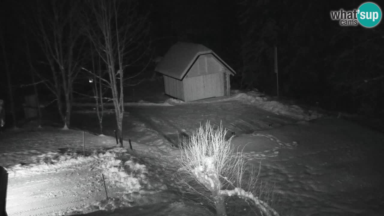 Webcam Lukanja – Pohorje houses a Water village