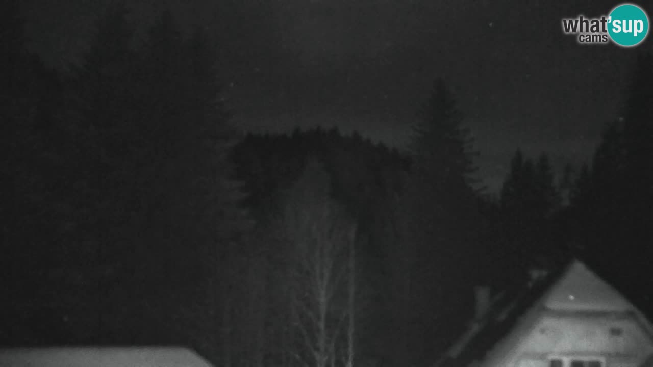 Webcam Lukanja – Pohorje houses a Water village